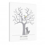 Leinwandbild zur Hochzeit Hochzeitsbaum | individualisierbar