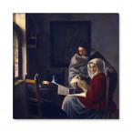 Jan Vermeer - Leinwandbild