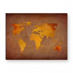 Leinwandbild - Worldmap - World map - Weltkarte - Welt - Globus - 