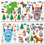 Wandsticker Mega Set - Ritter