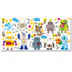 Wandsticker Set XL - Roboter