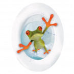 WC Aufkleber crazy Frosch