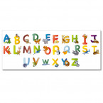 Wandsticker Set XL - animal abc