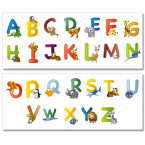 Wandsticker Mega Set - animal abc