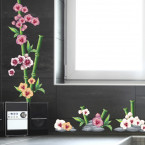 Wandsticker Set XL - Bunte Orchideen