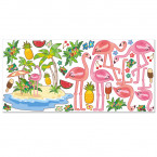 Wandsticker Set XL - Flamingo