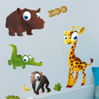 Wandsticker Set XL - Zoo