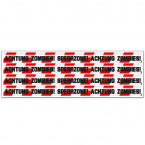 Wandsticker Set „ACHTUNG ZOMBIES! SPERRZONE!" - Crime Tape