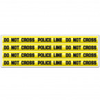 Wandsticker Set „DO NOT CROSS" - Crime Tape