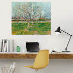 Poster Vincent van Gogh - Blühender Obstgarten