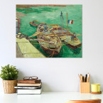 Poster Vincent van Gogh - Rhonebarken