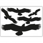 Vogelschutzaufkleber kleines Set