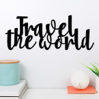Wandwort Travel the world 