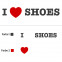 I LOVE SHOES Wandtattoo