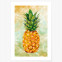 Poster Ananas Dreiecke