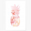 Poster Pineapple Flamingo