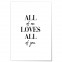 Poster All of me loves all of you
