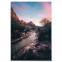 Poster Felsen und Fluss