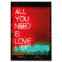 All you need is love Poster