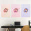 Poster Lippen Pink Rahmen 