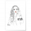 Poster Line Art Gina