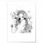 Poster Line Art Alice