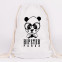 juniwords turnbeutel hipster panda