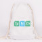 JUNIWORDS Turnbeutel Periodensystem Tanzn