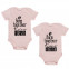 JUNIWORDS Babybodies "Born together twins forever" | 2er Set