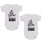 JUNIWORDS Babybodies "Born together twins forever" | 2er Set