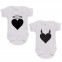 JUNIWORDS Babybodies "Herz Engelchen & Herz Teufelchen" | 2er Set