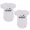 JUNIWORDS Babybodies "I love my twin brother" | 2er Set