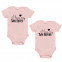 JUNIWORDS Babybodies "I love my twin brother & I love my twin sister" | 2er Set