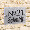 Hausnummernschild Number 