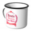 Emaille Tasse Beste Mama der Welt