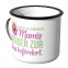 Emaille Tasse Nur die allerbesten Mamis werden zur Oma befördert - Motiv 2