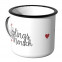 Emaille Tasse Lieblingsmensch - Motiv 5