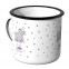 Emaille Tasse Im just a fat Unicorn