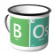 Emaille Tasse Periodensystem - Moin - Motiv 1