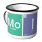 Emaille Tasse Periodensystem - Moin - Motiv 2