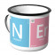 Emaille Tasse Periodensystem - Nerdy