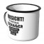 Emaille Tasse Vorsicht! Freilaufender Teenager