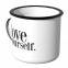 Emaille Tasse love yourself
