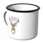 Emaille Tasse Love you forever - Motiv 1