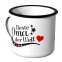 Emaille Tasse beste Oma der Welt