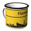 JUNIWORDS Emaille Tasse Ortschild Hamburg