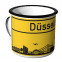 JUNIWORDS Emaille Tasse Ortschild Düsseldorf