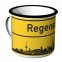 Emaille Tasse Ortschild Regensburg