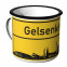 Emaille Tasse Ortschild Gelsenkirchen