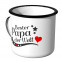 Emaille Tasse Bester Papa der Welt